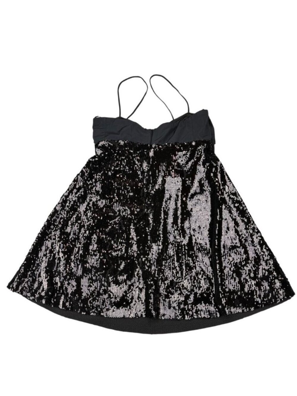 NWT ZARA Bow Sequin Mini Dress Size XS Black - Picture 10 of 13